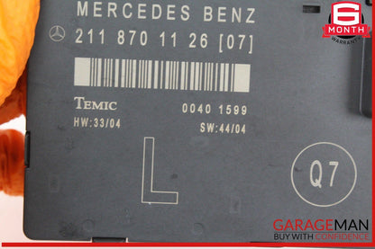 03-09 Mercedes W211 E550 E350 Front Left Side Door Control Module Unit OEM