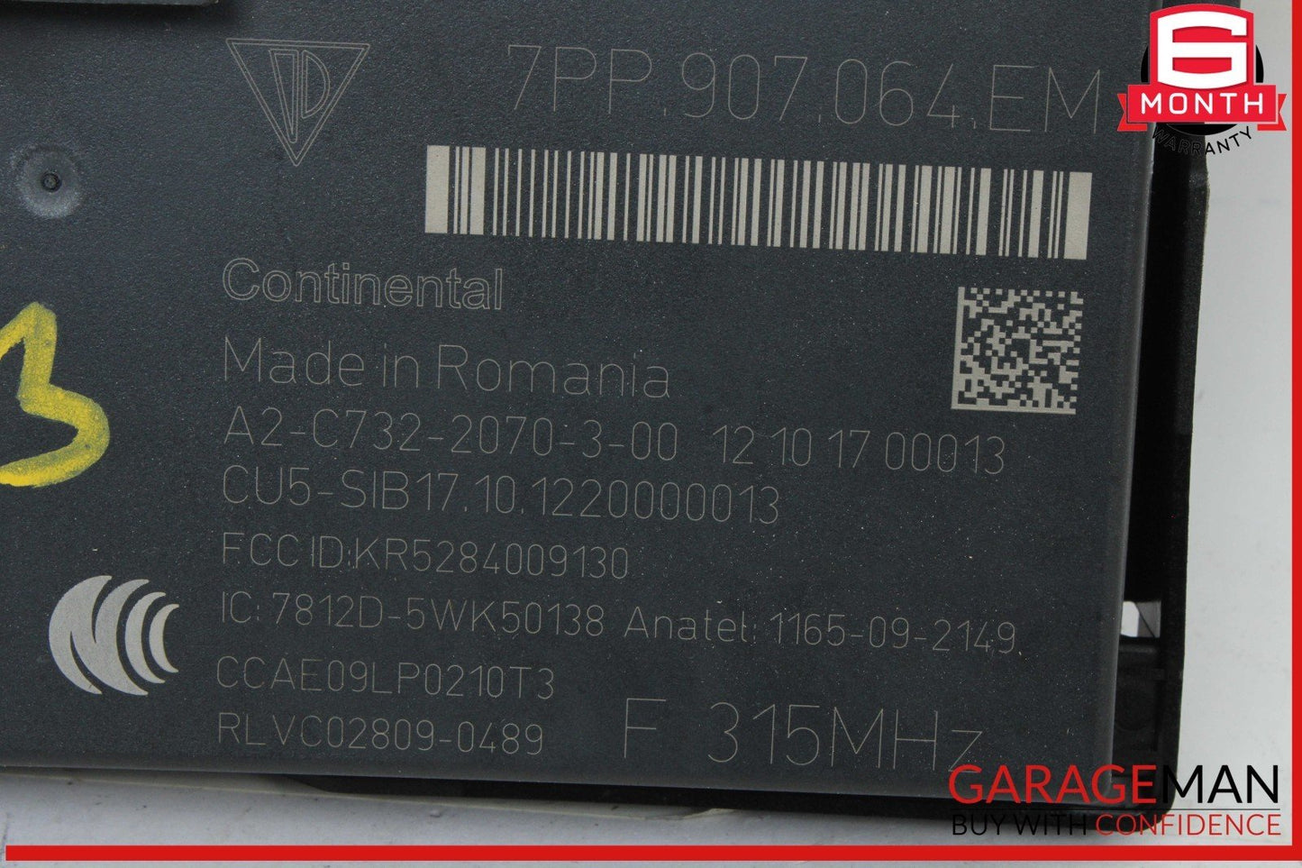 12-24 Porsche Cayenne 958 AWD Front BCM BCU Body Control Module Unit OEM