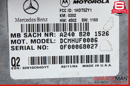 00-06 Mercedes W220 S430 E500 E55 Voice Command Control Module OEM