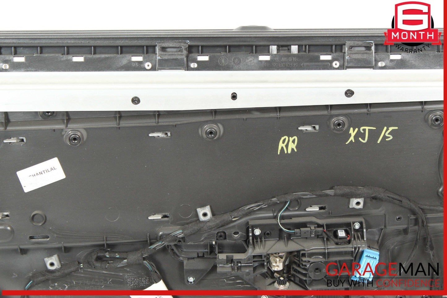 10-19 Jaguar XJ Rear Right Passenger Side Door Panel Cover Black OEM