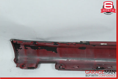 02-05 Mercedes W203 C230 Coupe Left Side Rocker Skirt Molding Panel Titanite Red