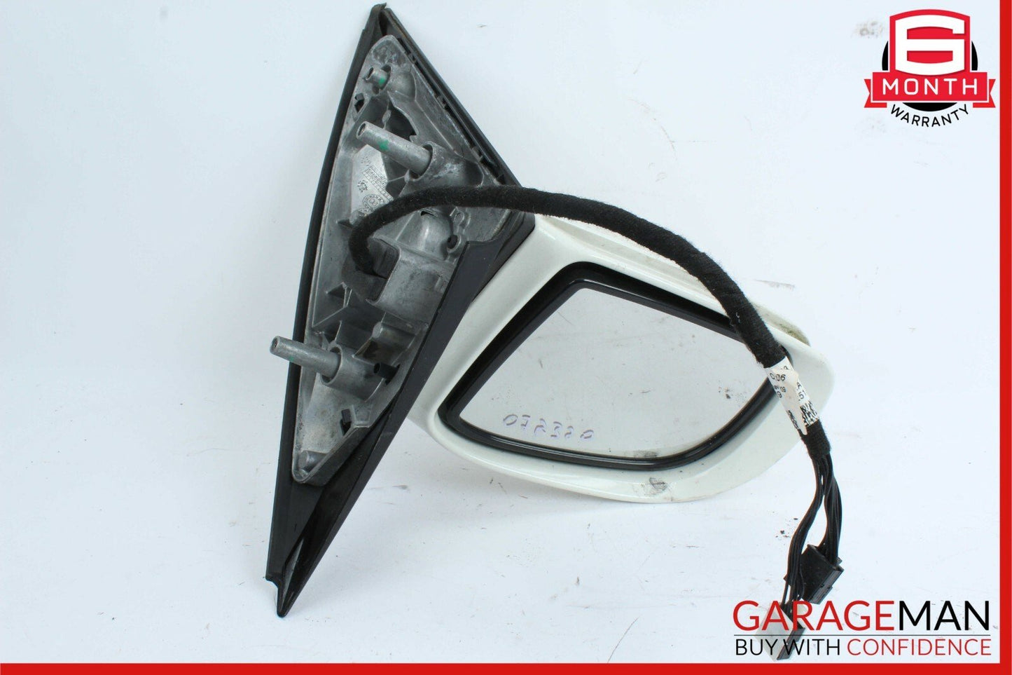 06-10 Mercedes W251 R350 Front Left Driver Side Mirror Door Rear View White OEM