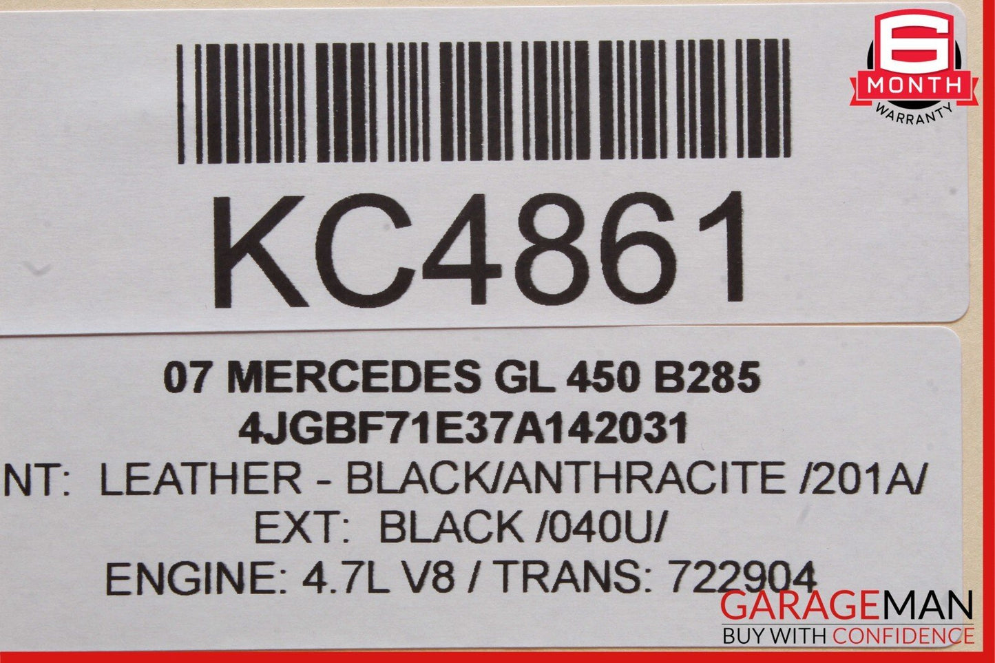 06-12 Mercedes X164 GL450 CLS550 SL550 TPMS Tire Pressure Antenna 0018277201 OEM