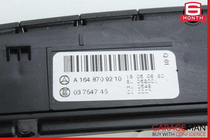 06-12 Mercedes GL550 GL450 ML550 Hazard Light Control Switch Panel Unit