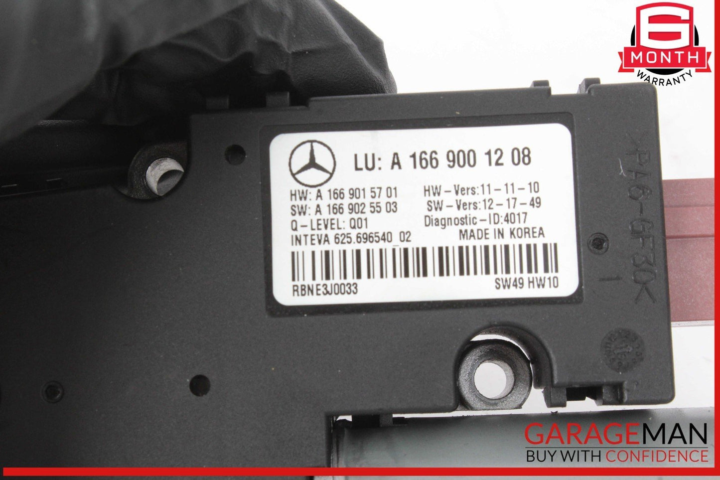 12-19 Mercedes X166 GL450 4MATIC ML350 Sunroof Sun Roof Motor 1669001208 OEM
