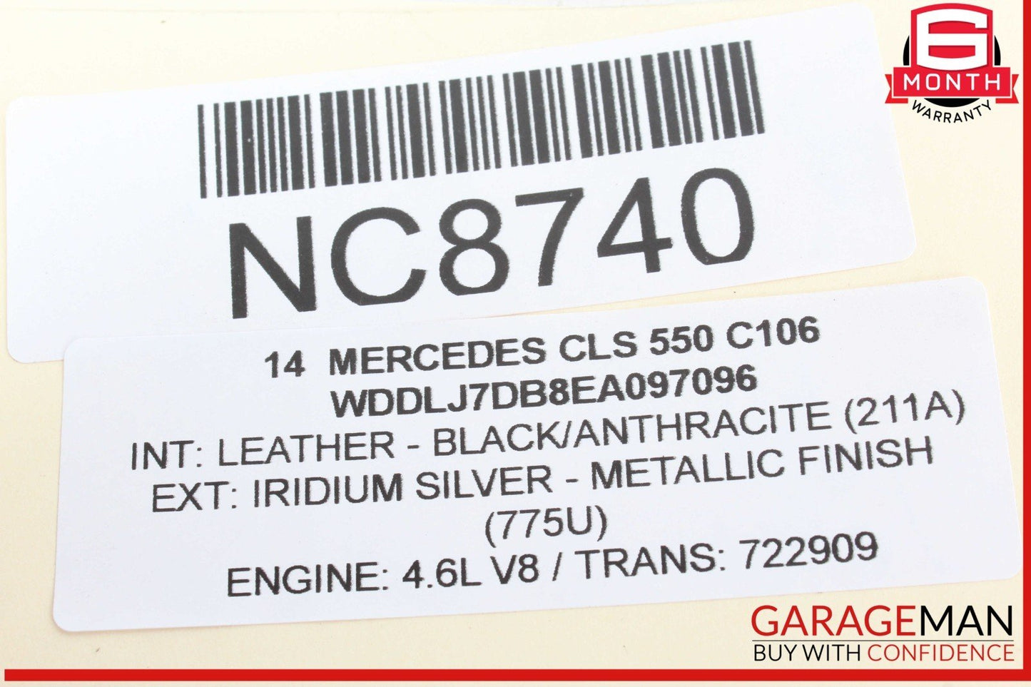 12-18 Mercedes W218 CLS550 E550 Engine Mount Bracket Left 2782236304 OEM