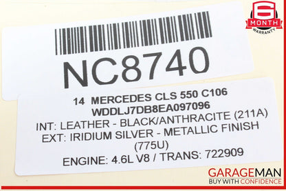 12-18 Mercedes W218 CLS550 E550 Engine Mount Bracket Left 2782236304 OEM
