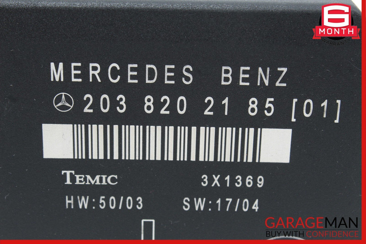 01-07 Mercedes W203 C230 C320 Rear Left Side Door Computer Control Module OEM
