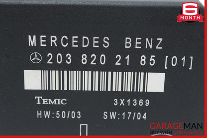 01-07 Mercedes W203 C230 C320 Rear Left Side Door Computer Control Module OEM