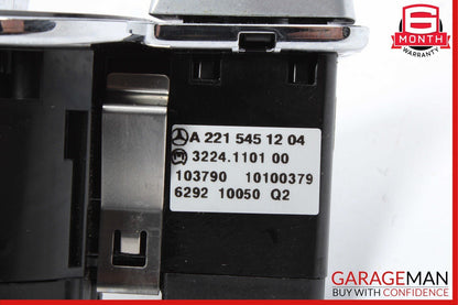 07-14 Mercedes W221 S550 CL550 Headlight Switch Night Vision Control OEM