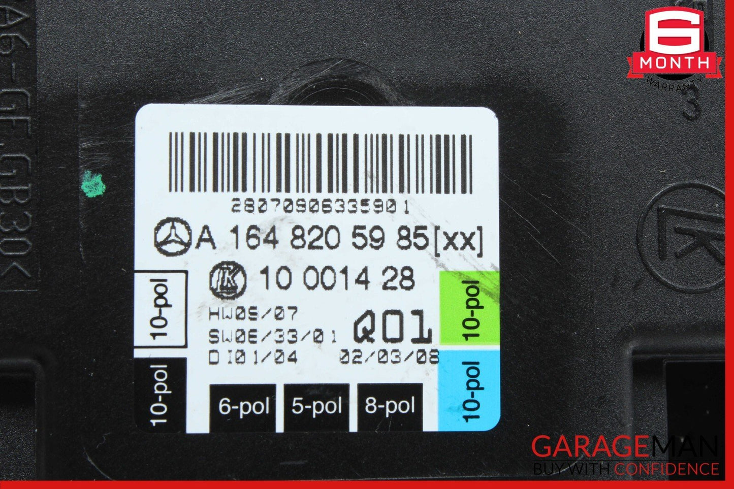 06-13 Mercedes W164 ML350 GL450 Front Right Side Door Control Module OEM
