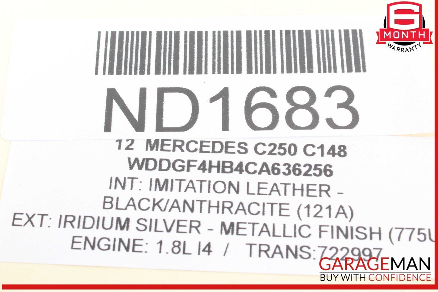 12-15 Mercedes W204 C250 Engine Motor Bracket Mount Left Side 2712232704 OEM