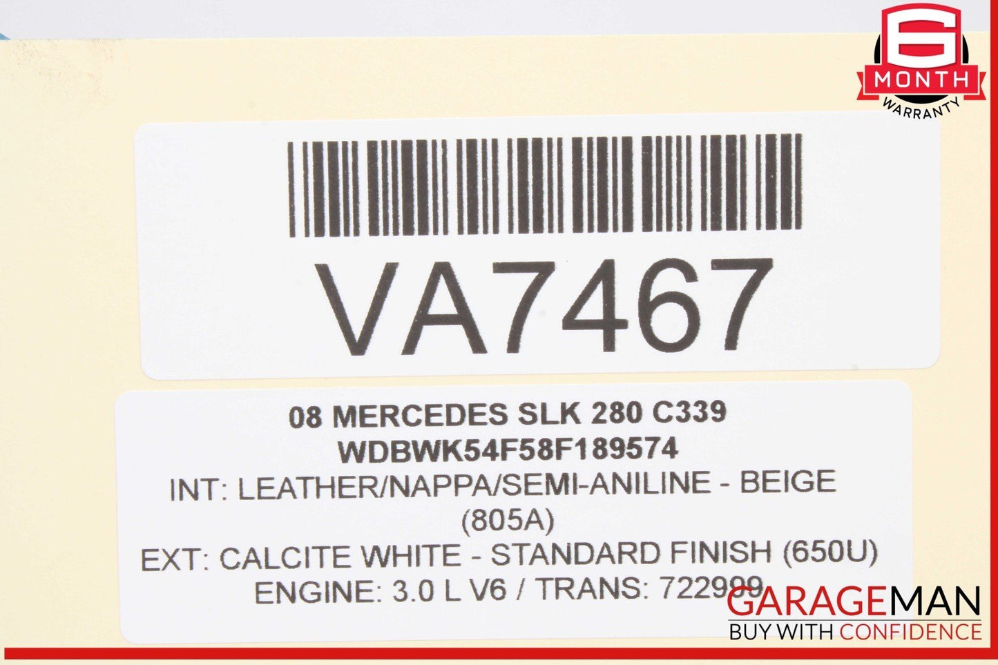 03-11 Mercedes R171 SLK280 CLS350 Bosch Engine Starter Motor 0061510501 OEM