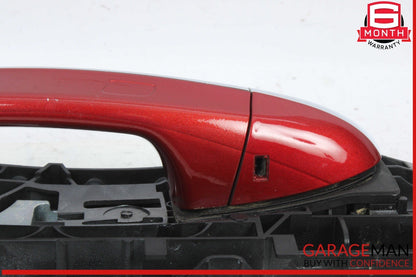 15-20 Mercedes W205 C300 Front Left Driver Side Exterior Door Handle Red OEM