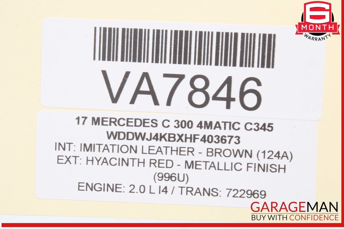 12-23 Mercedes W205 C300 4MATIC Communication Computer Control Module Unit OEM