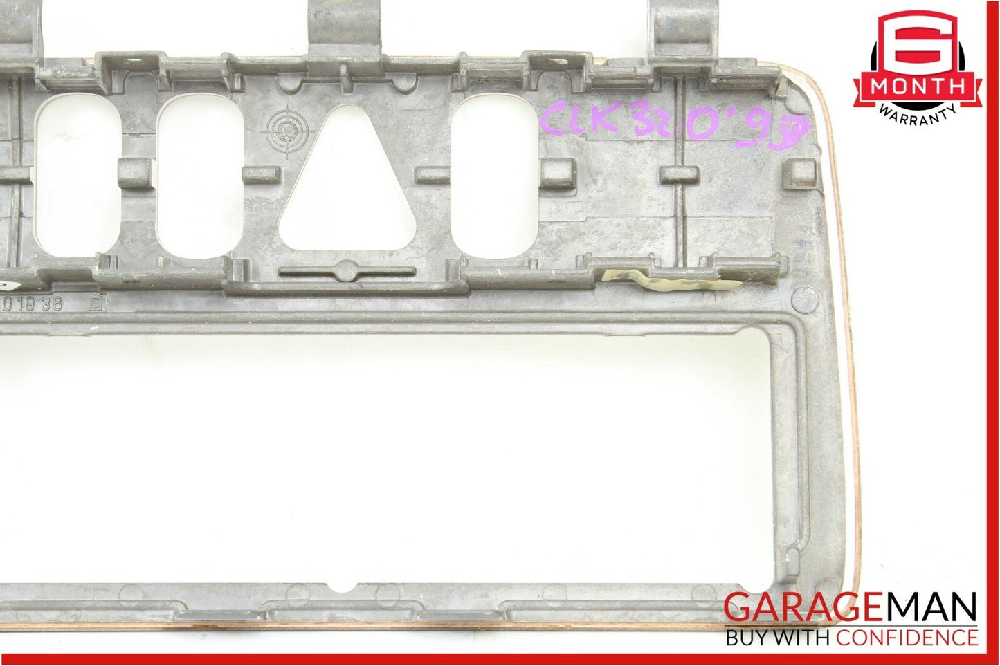 98-03 Mercedes W208 CLK320 Center Dash Hazard Door Lock Switch Trim Bezel Wood