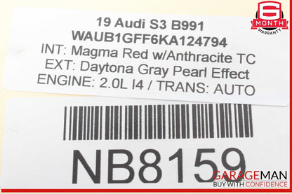17-20 Audi S3 A3 Rear Right Passenger Side CV Axle Shaft 5Q0501204A OEM