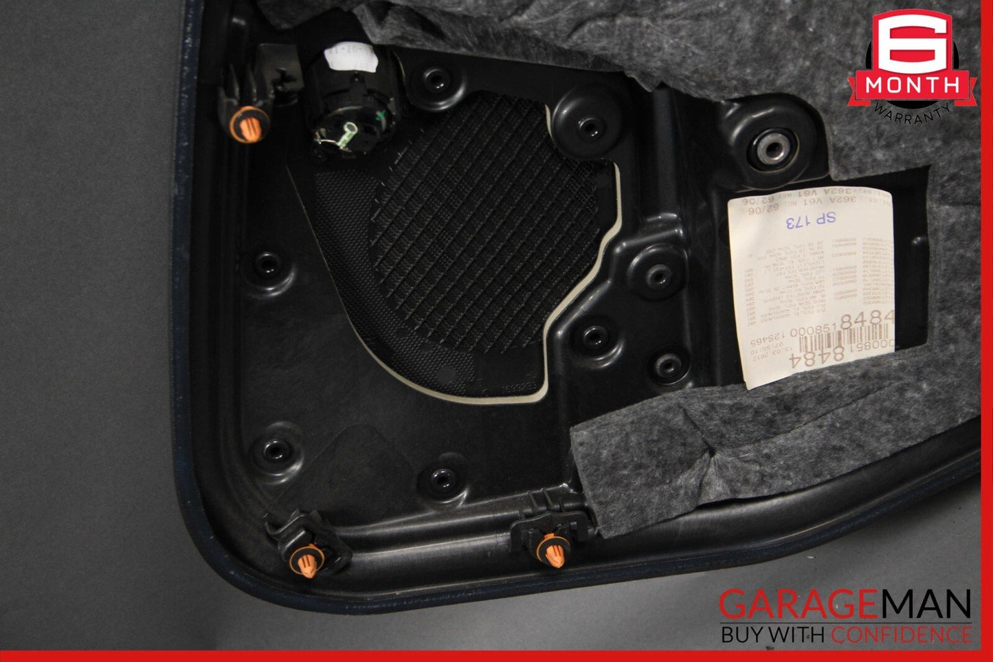 10-13 Mercedes W212 E350 E400 Rear Left Side Interior Door Panel Assembly Black