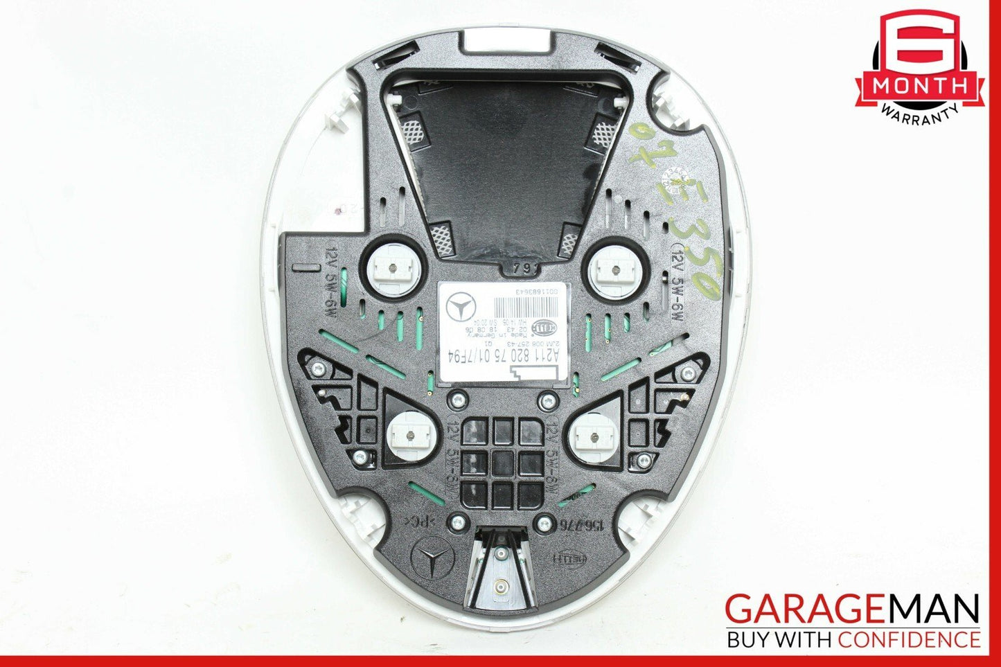 06-11 Mercedes W211 E350 CLS500 Rear Overhead Dome Light Gray 2118207501 OEM