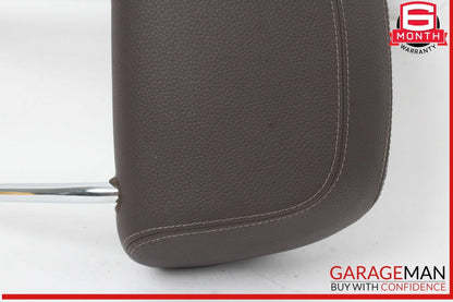 14-18 BMW X5 F15 Front Left or Right Seat Headrest Head Rest Leather Brown OEM