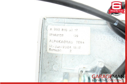01-09 Mercedes W203 C240 C320 CLK320 Interior Top Upper Rear View Mirror Gray