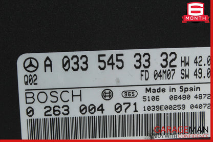 00-06 Mercedes W215 CL500 S500 Park Parktronic Parking Control Module Unit