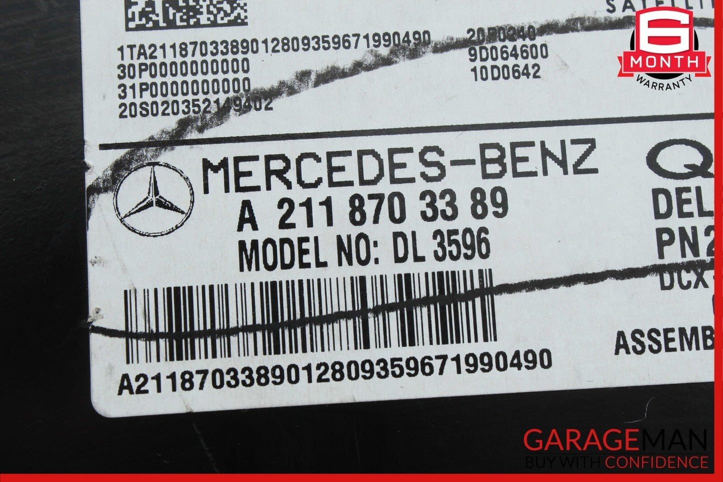 03-09 Mercedes X164 GL550 GL450 4Matic Sirius Satellite Radio Receiver OEM