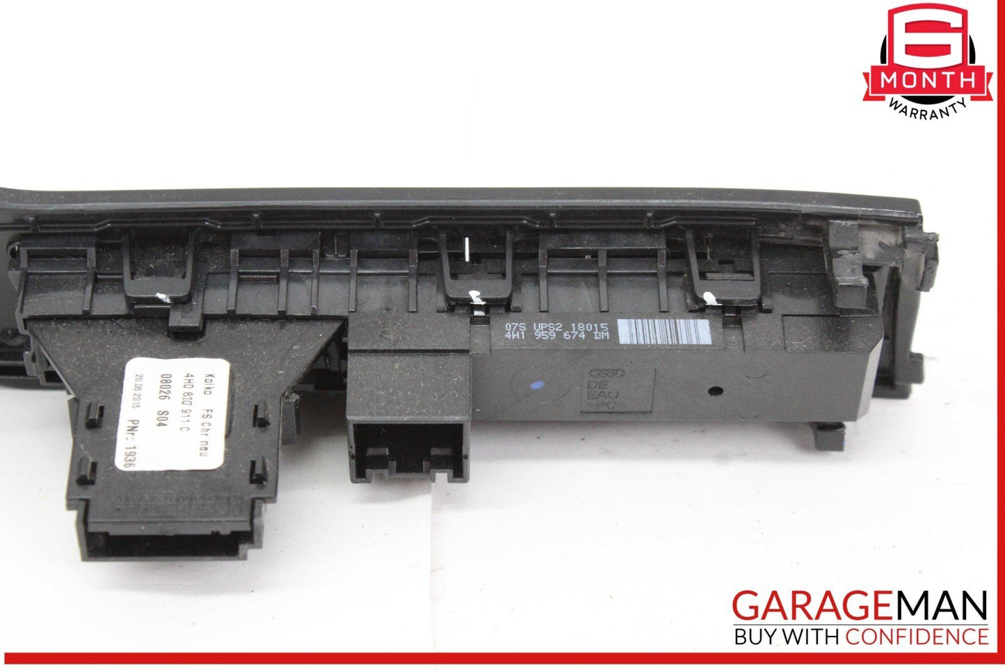 11-18 Audi A8 S8 Front Right Side Dash Trim Cover Panel w/ Control Switches OEM