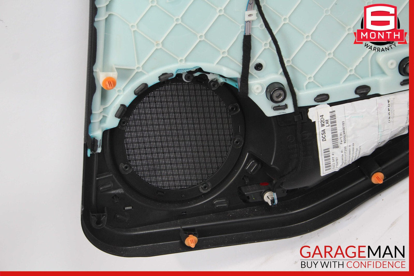08-14 Mercedes W204 C300 C350 Rear Left Side Interior Door Panel Assembly OEM