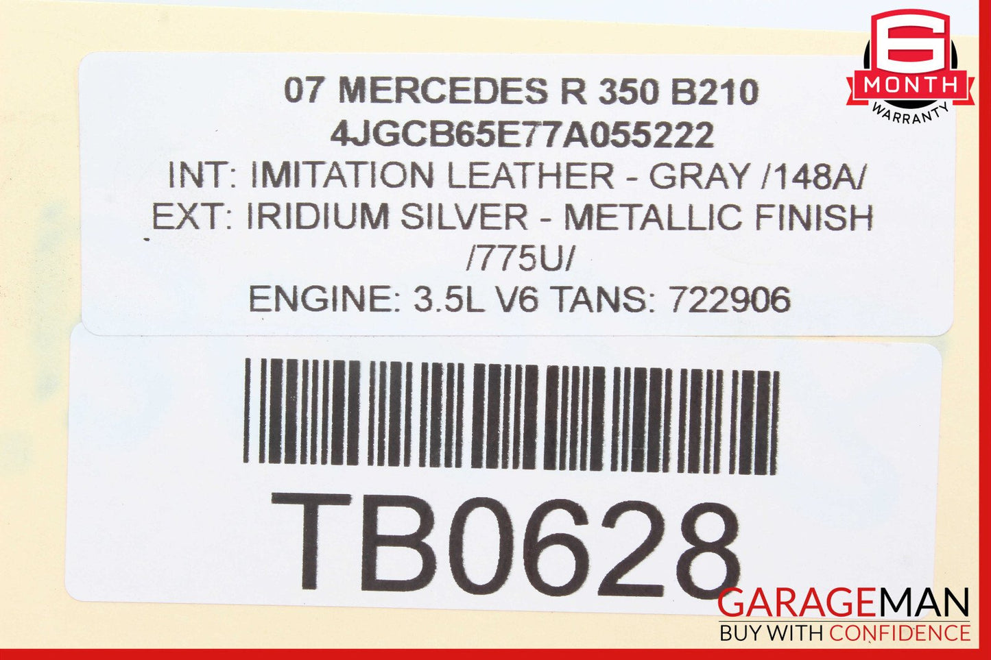 06-10 Mercedes W251 R350 Front Right Side Headlight Support Bracket OEM