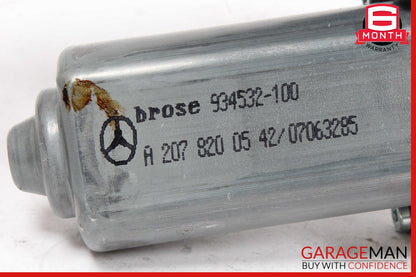 10-20 Mercedes W218 CLS550 Front Left Window Regulator Motor 2078200542 OEM