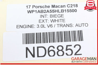 15-18 Porsche Macan 95B Park Assist Aid Control Module Unit 95B919475L OEM