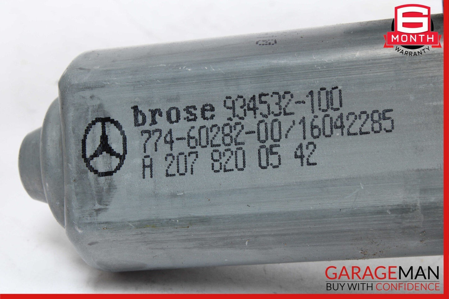 10-16 Mercedes W212 E350 Rear Left Side Door Window Regulator Motor OEM