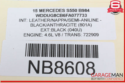 14-17 Mercedes W222 S550 S600 Front Dash Fuse Junction Box Relay Block Panel OEM