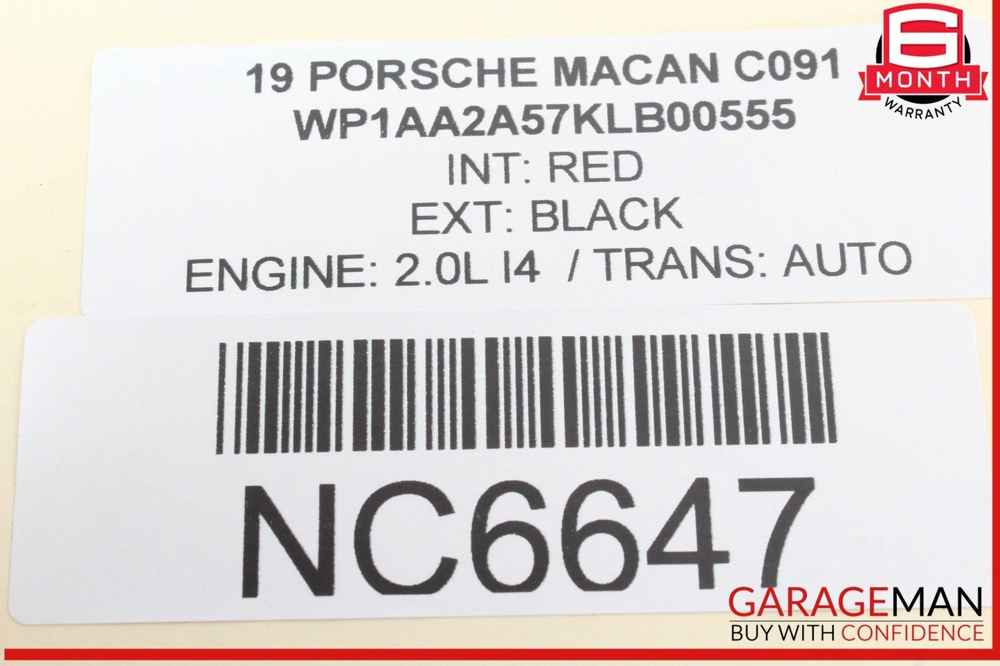 15-24 Porsche Macan Rear Right Passenger Side Upper Suspension Control Arm OEM