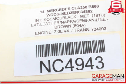14-19 Mercedes W117 CLA250 CLA45 AMG Front Left Side Door Lock Latch Actuator