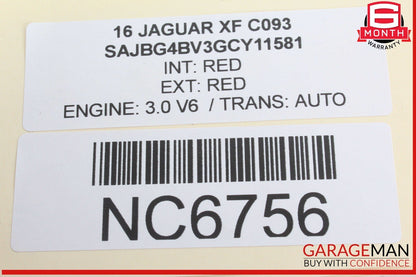 16-19 Jaguar XF Head Up Display Cooling Control Unit w/ Control Module OEM