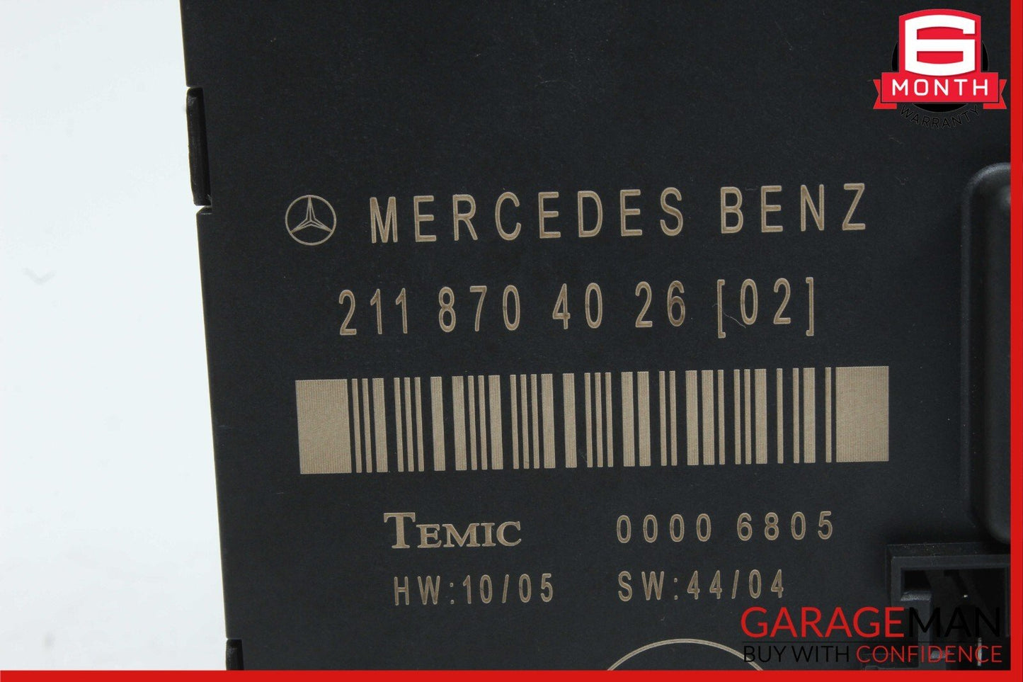 03-09 Mercedes W211 E550 E350 E63 AMG Rear Left Driver Door Control Module Unit