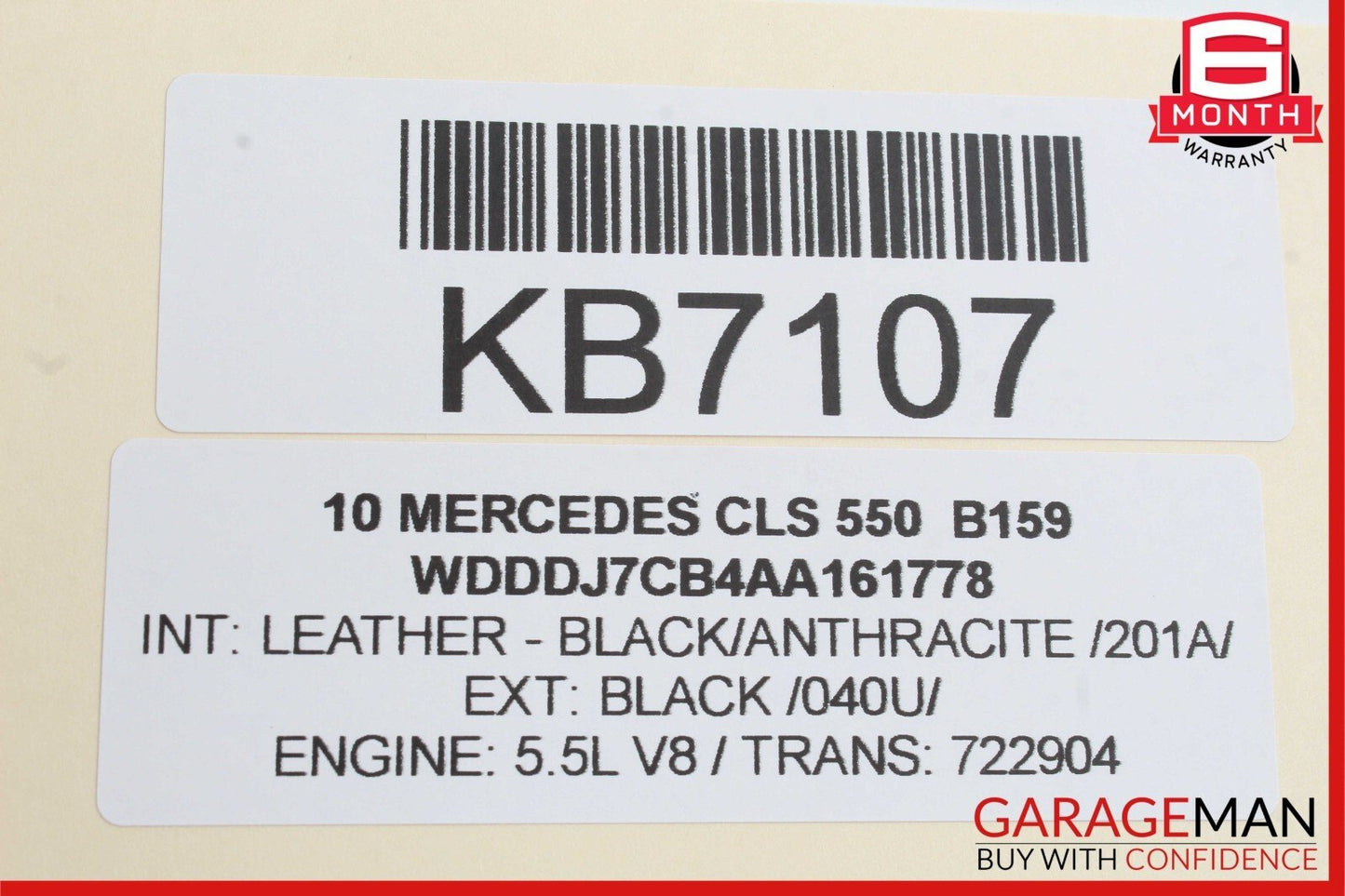 03-11 Mercedes W219 CLS550 E500 E63 AMG Keyless Go Entry Control Module Unit OEM