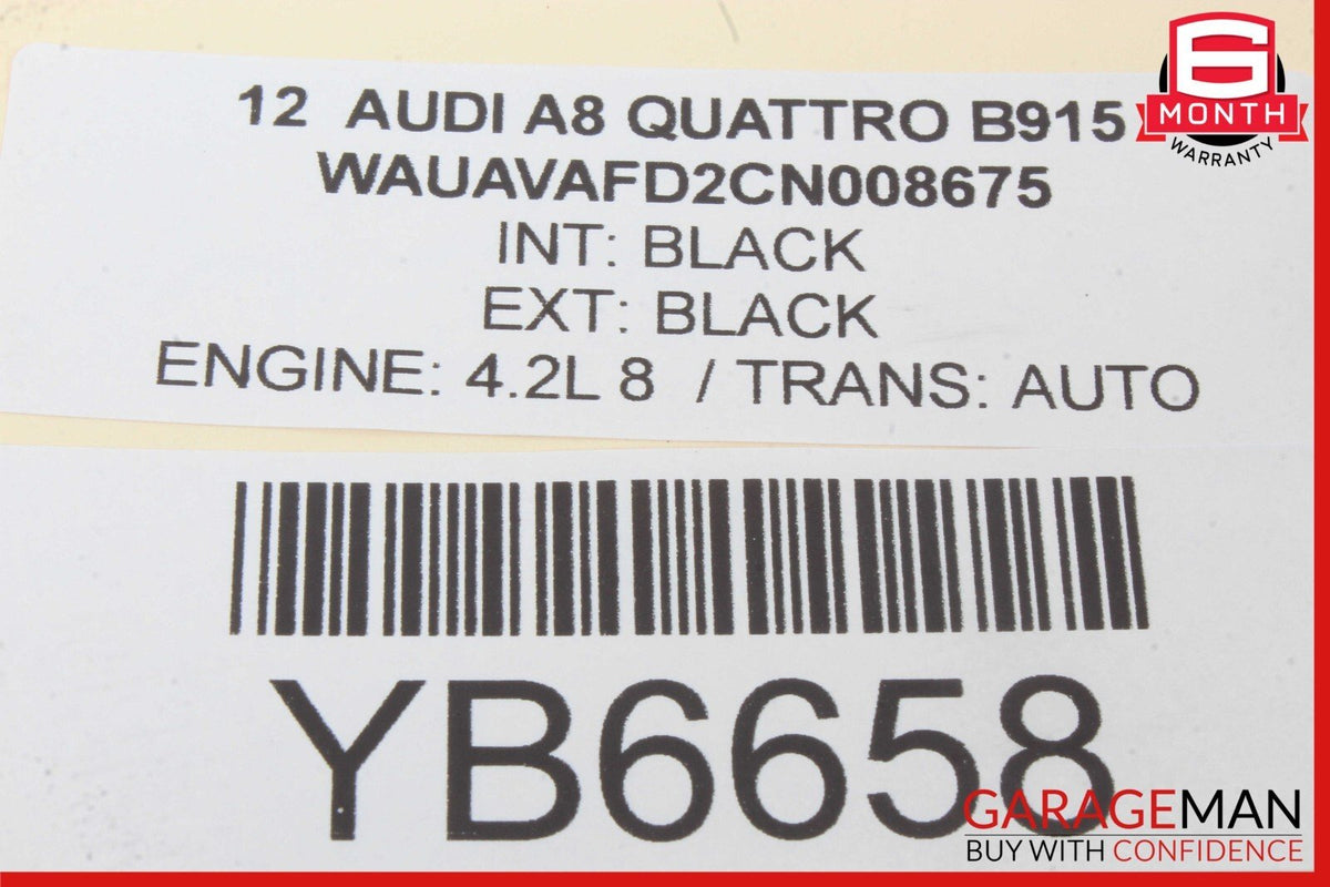 12-18 Audi A8 Quattro Front Right Side Door Window Regulator Motor OEM