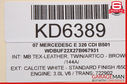 07-11 Mercedes W211 E320 CLS550 ABS Anti Lock Brake Pump ESP 2114311312 OEM