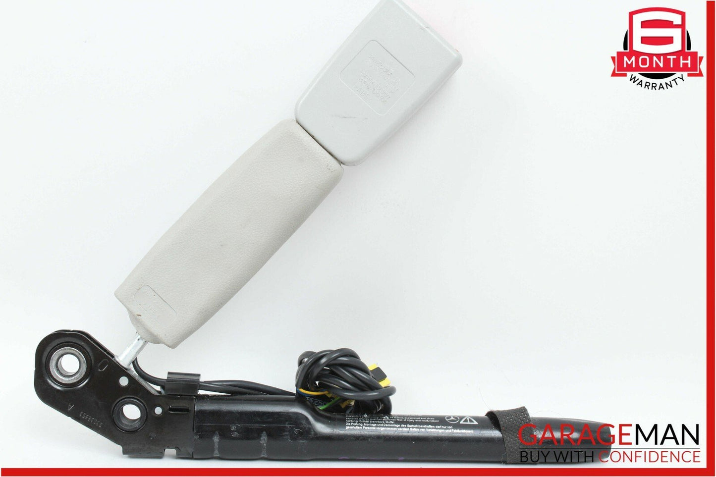 07-13 Mercedes S550 CL600 Front Right Seat Belt Seatbelt Receiver Buckle Grey