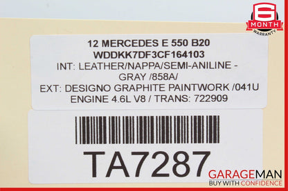 10-13 Mercedes W207 E550 CLS550 ABS Anti Lock Pump Brake Module 2184312412 OEM
