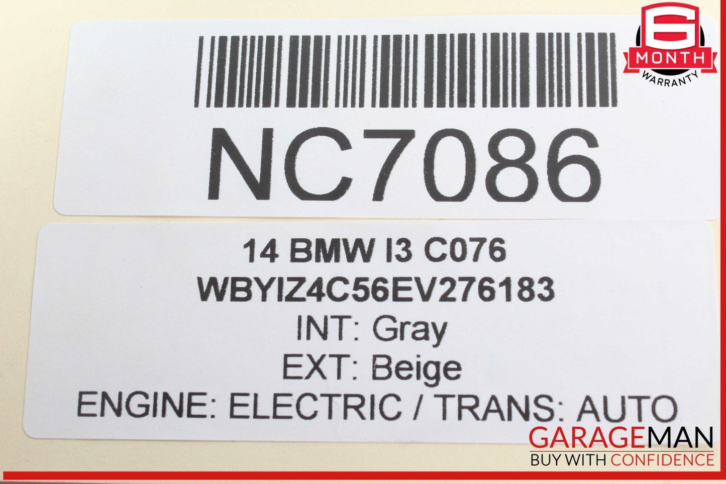 14-21 BMW i3 I01 Hybrid Rear Right Passenger Side Control Arm 6852270 OEM