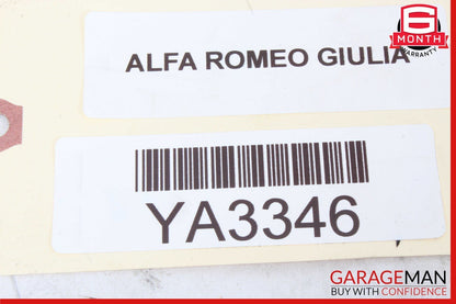 17-22 Alfa Romeo Giulia Front Left Driver Side Fender Foam Filler Insulation Pad