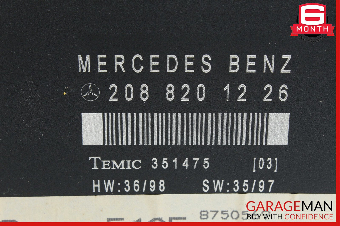 97-00 Mercedes W202 C230 Front Right Passenger Door Control Module Unit OEM