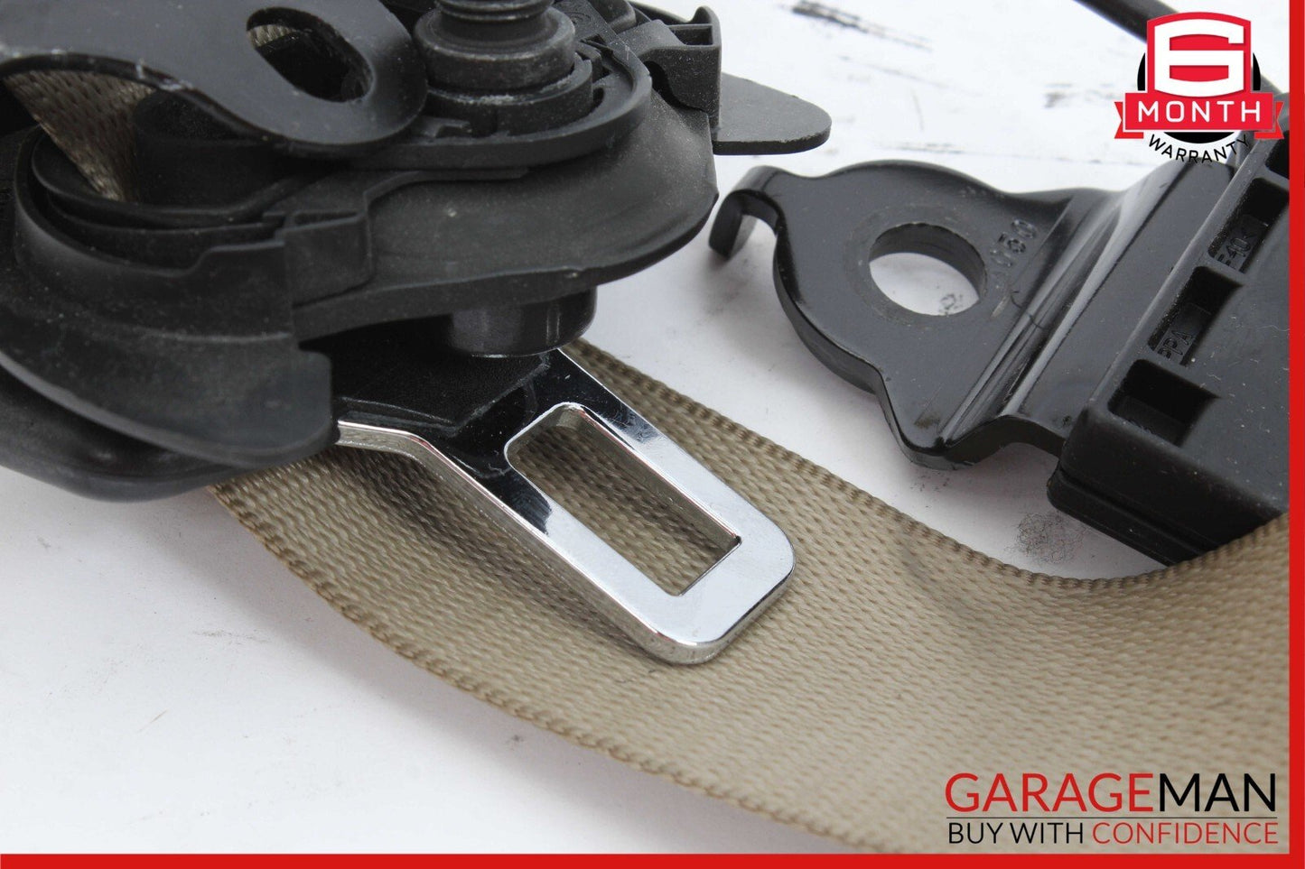 08-14 Mercedes W204 C300 Front Right Side Seatbelt Seat Belt Retractor Beige