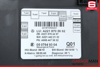 07-13 Mercedes W221 S550 S450 Rear Right or Left Side Door Control Module OEM