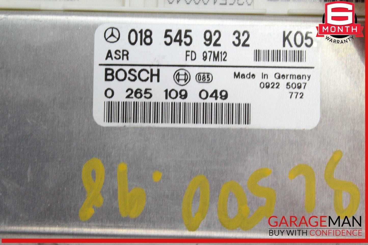 96-98 Mercedes R129 SL500 Electronic Stability Control Module Unit ABS ESP OEM