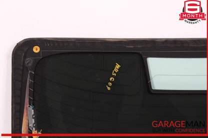08-18 Maserati GranTurismo M145 Rear Windshield Wind Shield Back Glass Black OEM
